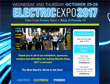 Tablet Screenshot of electricexpo.org